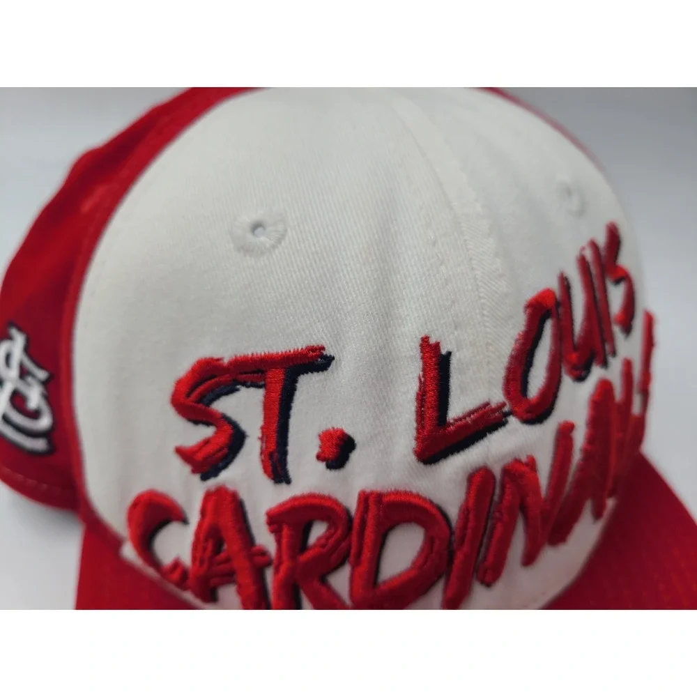 Youth St Louis Cardinals New Era 9Fifty Snapback Hat Cap MLB Baseball‎ White Red